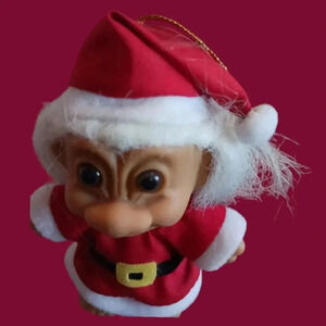Russ vintage troll doll santa "4"